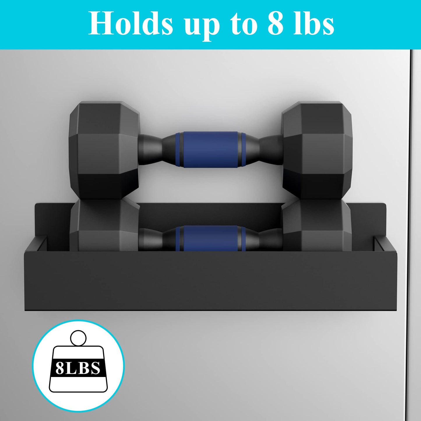 6 Pack Magnetic Spice Storage Rack Organizer for Refrigerator and Oven, Black Fridge Organizers and Storage