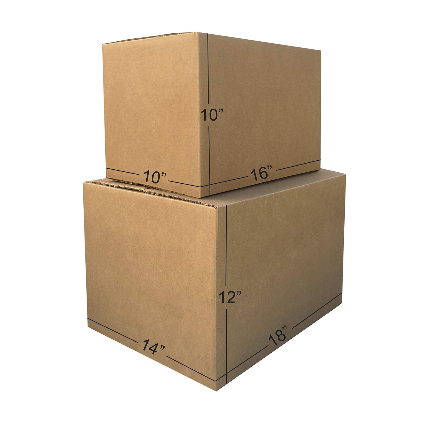 Amazon Basics Cardboard Moving Boxes in Small, Medium and Large Sizes (Assorted), Pack of 30, Brown