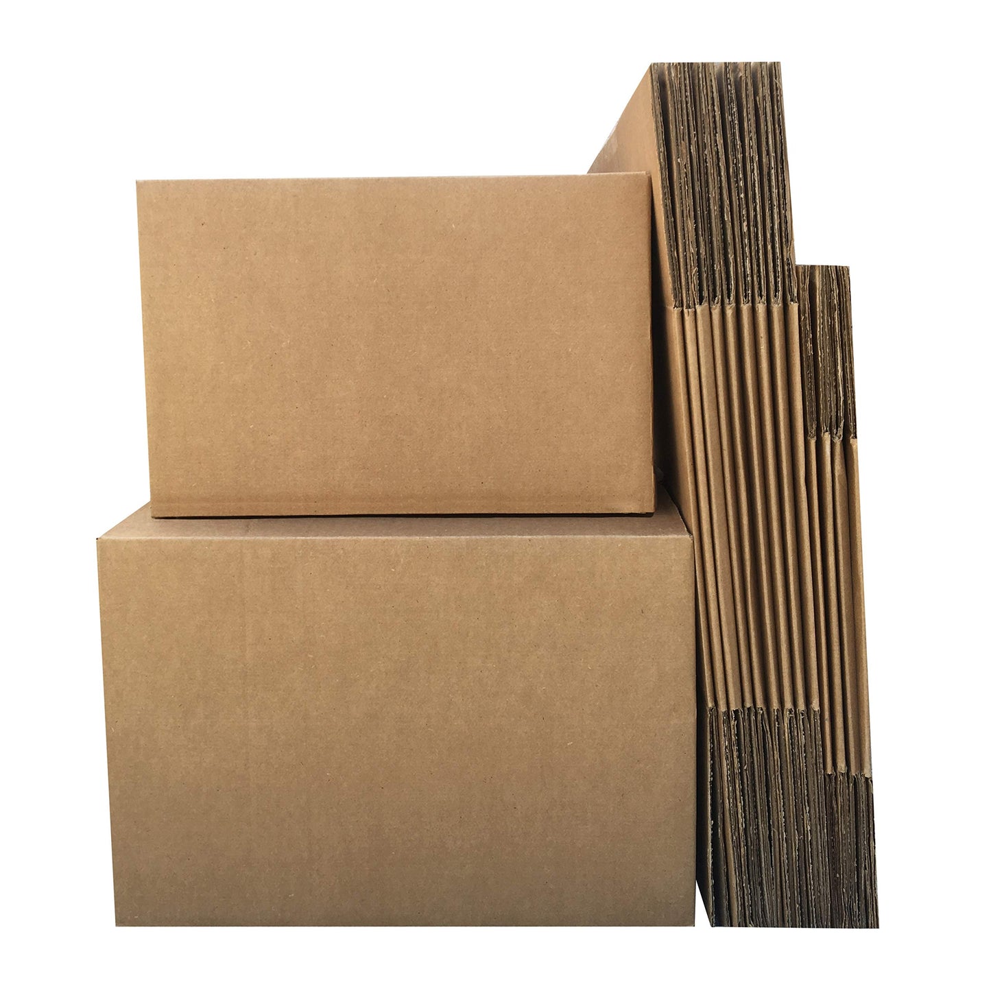 Amazon Basics Cardboard Moving Boxes in Small, Medium and Large Sizes (Assorted), Pack of 30, Brown
